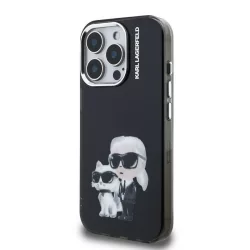   Apple iPhone 15 Pro KARL LAGERFELD KLHMP15LHMKCAQK IML Hátlap - Fekete