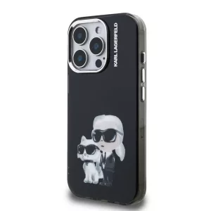 Apple iPhone 15 Pro KARL LAGERFELD KLHMP15LHMKCAQK IML Hátlap - Fekete
