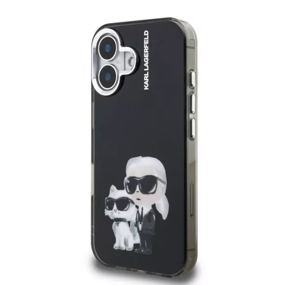 Apple iPhone 16 KARL LAGERFELD KLHMP16SHMKCAQK IML Hátlap - Fekete