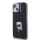 Apple iPhone 15 KARL LAGERFELD KLHMP15SHMKIAQK IML Hátlap - Fekete