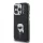 Apple iPhone 15 Pro KARL LAGERFELD KLHMP15LHMKIAQK IML Hátlap - Fekete