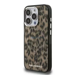   Apple iPhone 16 Pro Max KARL LAGERFELD KLHMP16XHDLEOICW Magsafe IML Hátlap - Barna
