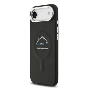 Apple iPhone 17 Air KARL LAGERFELD KLHMP17MPSKRSGEK Magsafe Hátlap - Fekete