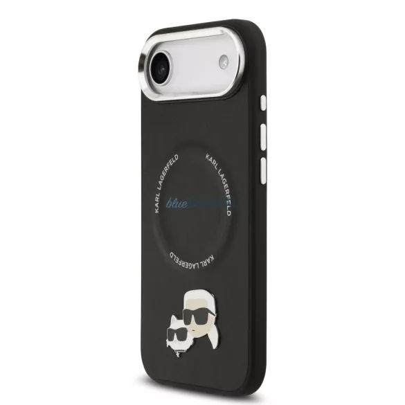Apple iPhone 17 Air KARL LAGERFELD KLHMP17MPSMLRKCK Magsafe Hátlap - Fekete