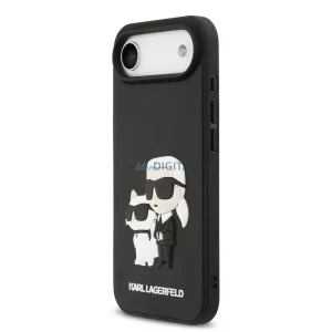 Apple iPhone 17 Air KARL LAGERFELD KLHMP17M3DRKCNK Magsafe Hátlap - Fekete