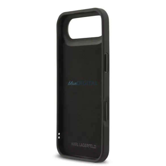 Apple iPhone 17 Air KARL LAGERFELD KLHMP17M3DRKCNK Magsafe Hátlap - Fekete