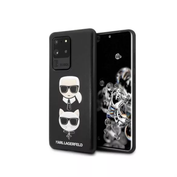 Samsung S20 Ultra KARL LAGERFELD KLHCS69KICKC Hátlap - Fekete