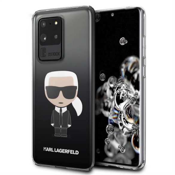 Samsung S20 Ultra KARL LAGERFELD KLHCS69TRDFKBK TPU Hátlap - Fekete