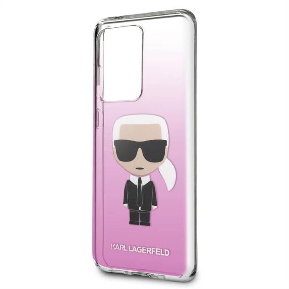 Samsung S20 Ultra KARL LAGERFELD KLHCS69TRDFKPI TPU Hátlap - Rózsaszín