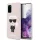 Samsung S20 Plus KARL LAGERFELD KLHCS67SLFKPI Liquid Silicon Hátlap - Rózsaszín