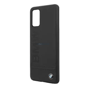 Samsung S20 Plus BMW BMHCS67LLSB Liquid Silicon Hátlap - Fekete