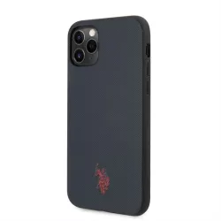  Apple iPhone 11 Pro Max U.S.Polo USHC65PUNV Bőr Hátlap - Kék