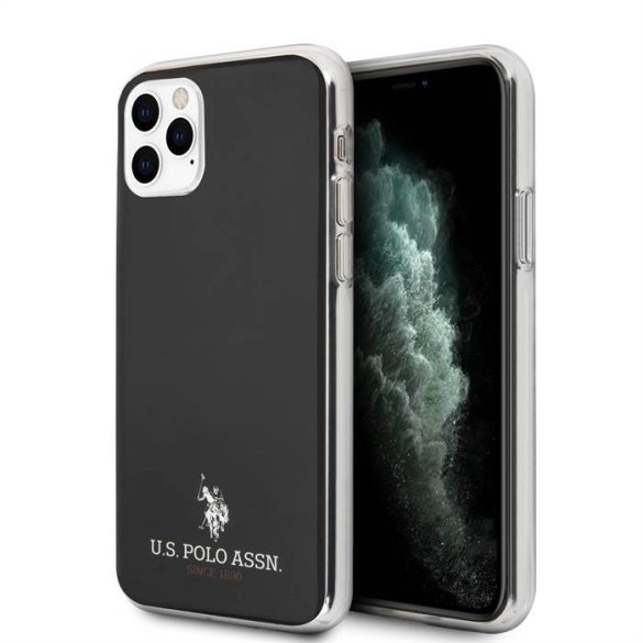 Apple iPhone 11 Pro U.S.Polo USHCN58TPUBK TPU Hátlap - Fekete