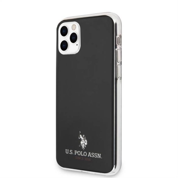 Apple iPhone 11 Pro U.S.Polo USHCN58TPUBK TPU Hátlap - Fekete