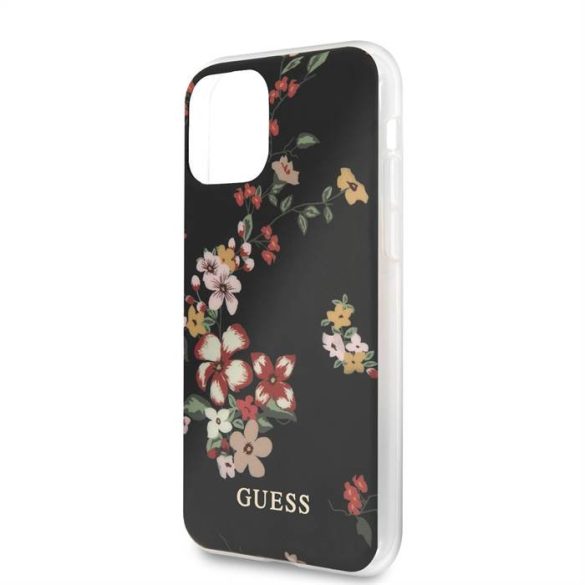 Apple iPhone 11 Pro Max GUESS GUHCN65IMLFL04 TPU Hátlap - Flower 4