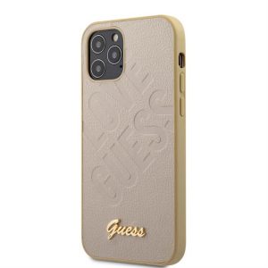 Apple iPhone 12 Mini GUESS GUHCP12SPUILGLG Hátlap - Arany