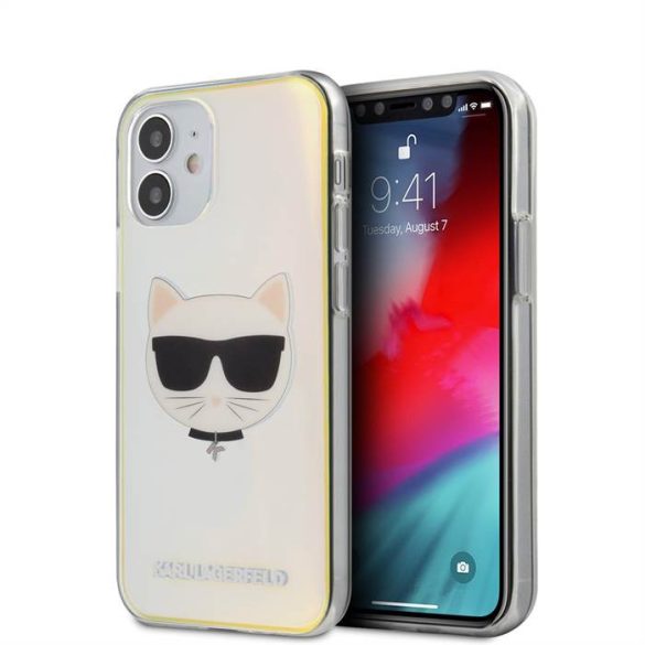 Apple iPhone 12 Mini KARL LAGERFELD KLHCP12SCIR Hátlap - Átlátszó