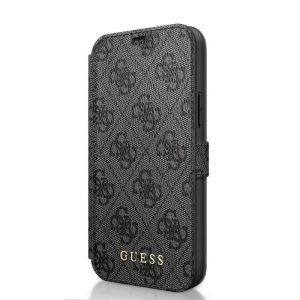 Apple iPhone 12 Mini GUESS GUFLBKSP12S4GG Könyvtok - Szűrke