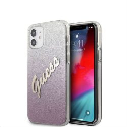   Apple iPhone 12 Mini GUESS GUHCP12SPCUGLSPI Hátlap - Rózsaszín