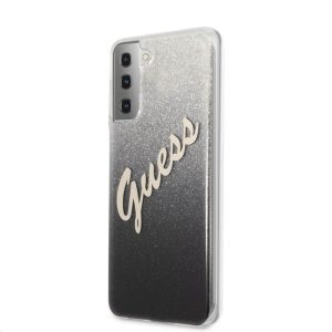 Samsung S21 Plus GUESS GUHCS21MPCUGLSBK Hátlap - Fekete