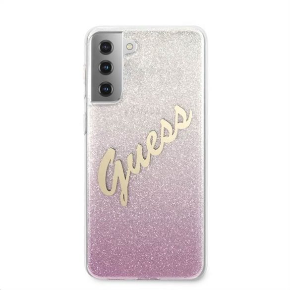 Samsung S21 Plus GUESS GUHCS21MPCUGLSPI Hátlap - Rózsaszín