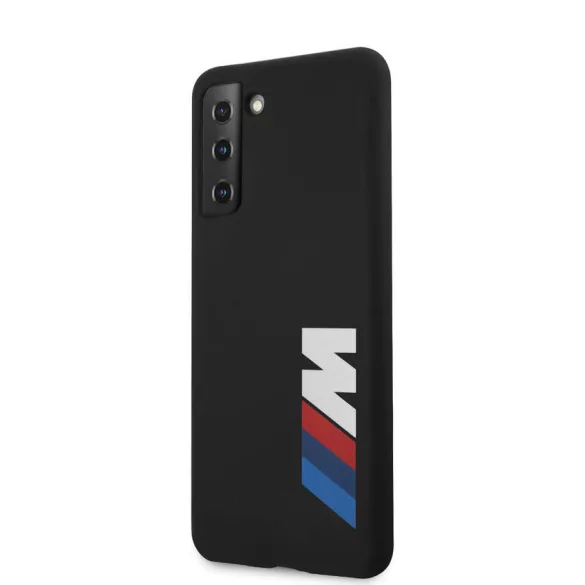 Samsung S21 BMW Liquid Silicon Hátlap - Fekete
