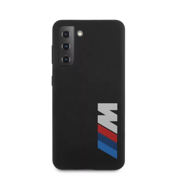 Samsung S21 BMW Liquid Silicon Hátlap - Fekete