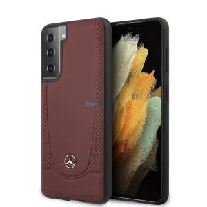 Samsung S21 Mercedes BMHCS21SARMRE Liquid Silicon Hátlap - Bordó
