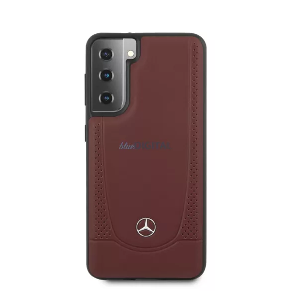 Samsung S21 Mercedes BMHCS21SARMRE Liquid Silicon Hátlap - Bordó
