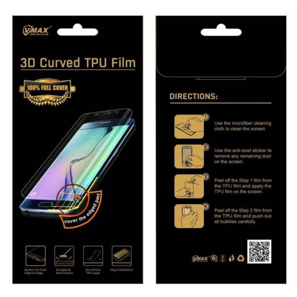 LG K10/K420 Curved 3D TPU fólia