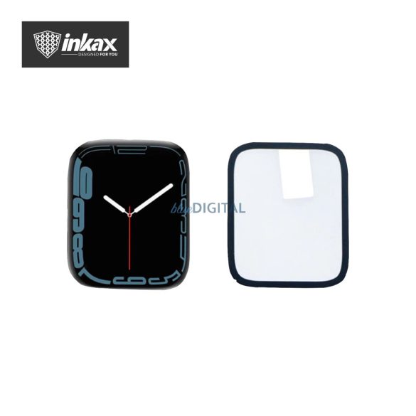 Apple iWatch 4/5/6/SE 40mm Inkax GLW-01 2.5D Shock-Resistant Üvegfólia - Fekete