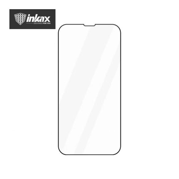 Apple iPhone 12/12 Pro Inkax GL-03A Static and Dust 2.5D Full Üvegfólia - Fekete