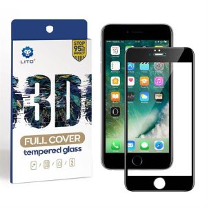 Apple iPhone 7/8 Lito 3D HD Full Cover Üvegfólia  - Fekete