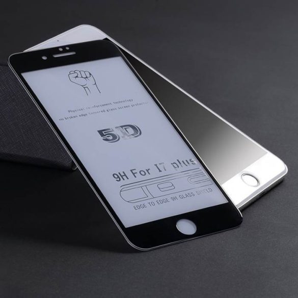 Apple iPhone 6/6s Plus Lito 5D HD Full Cover Üvegfólia  - Fekete