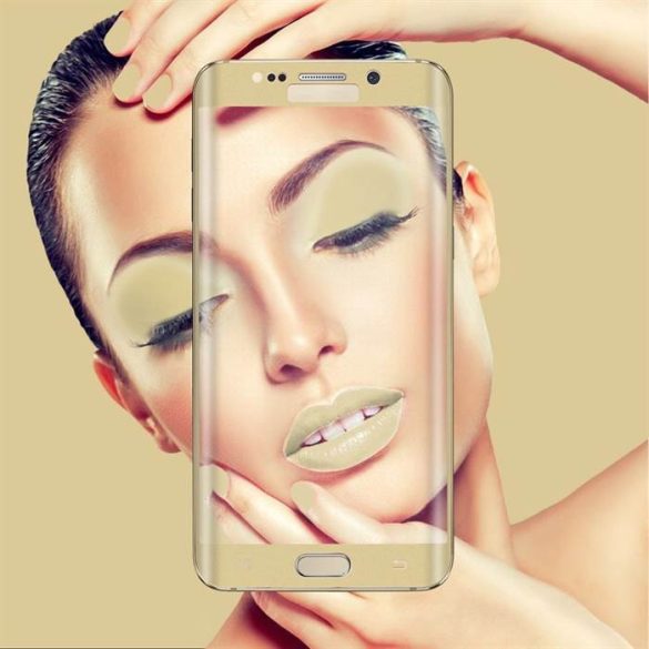 Samsung S8 Lito 3D Curved (tok barát) Üvegfólia  - Arany