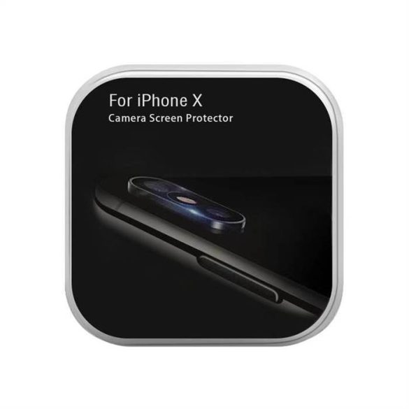 Apple iPhone X/XS Lito Kamera Védő Üvegfólia  - Átlátszó