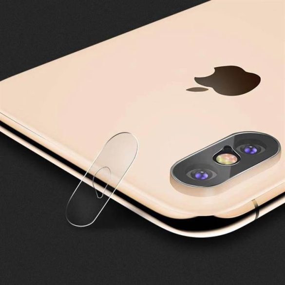 Apple iPhone XS Max Lito Kamera Védő Üvegfólia  - Átlátszó