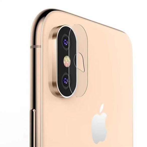 Apple iPhone XS Max Lito Kamera Védő Üvegfólia  - Átlátszó