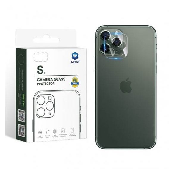 Apple iPhone 12 Lito S+ 3D Kamera Védő Üvegfólia  - Átlátszó