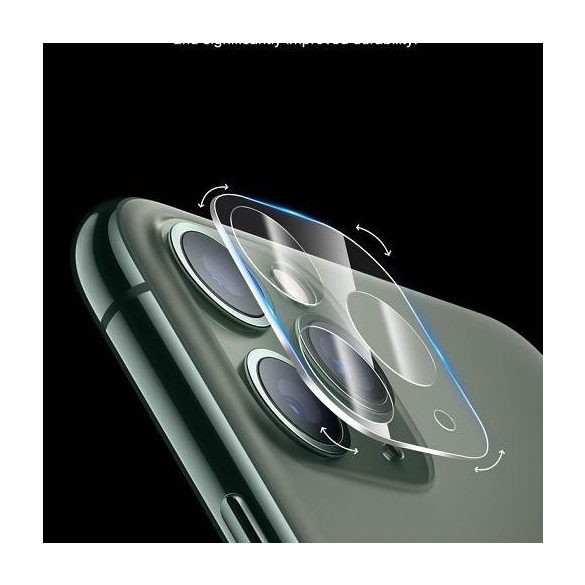 Apple iPhone 12 Lito S+ 3D Kamera Védő Üvegfólia  - Átlátszó