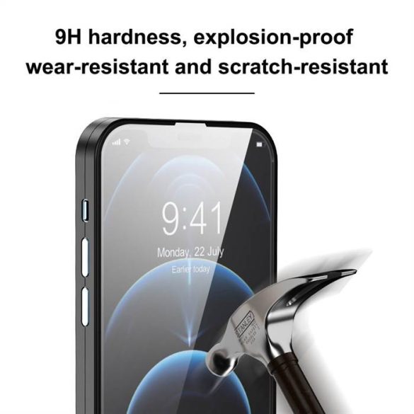 Apple iPhone 12 Pro Lito 360'' Full Protect 2in1 Hátlap + Előlapi Üvegfólia - Sötétzöld