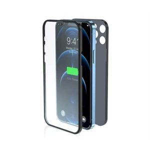 Apple iPhone 12 Pro Max Lito 360'' Full Protect 2in1 Hátlap + Előlapi Üvegfólia - Fekete