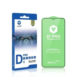   Apple iPhone 13 Pro Max Lito D+ PRO 2.5D Full Üvegfólia - Fekete