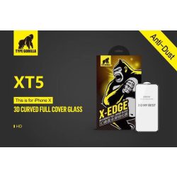   Apple iPhone 6/6s Plus TG 3D Corning Gorilla HD Full Üvegfólia - Fekete