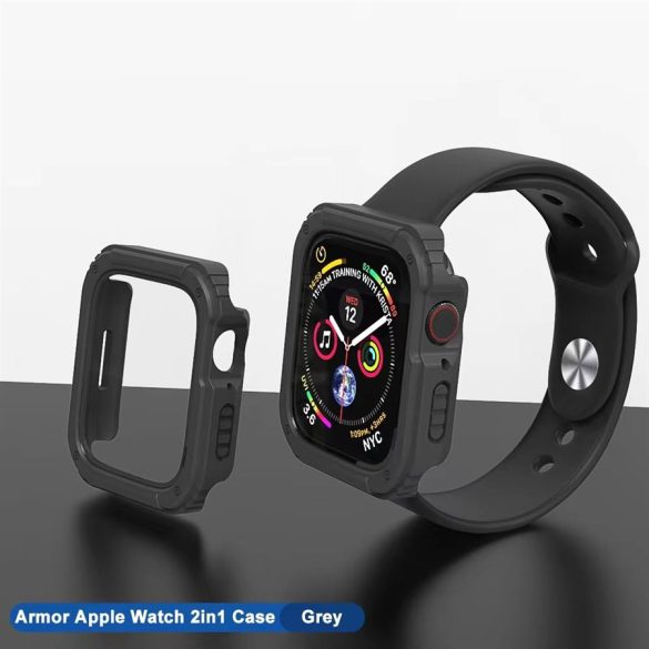 Apple iWatch 1/2/3 42mm Lito S+ Armor Üveg Előlap - Grafit