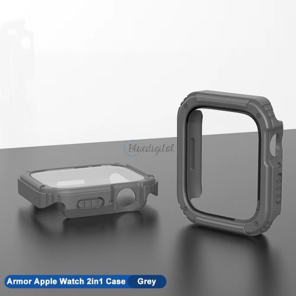 Apple iWatch 1/2/3 42mm Lito S+ Armor Üveg Előlap - Grafit