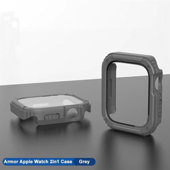Apple iWatch 7 41mm Lito S+ Armor Üveg Előlap - Grafit