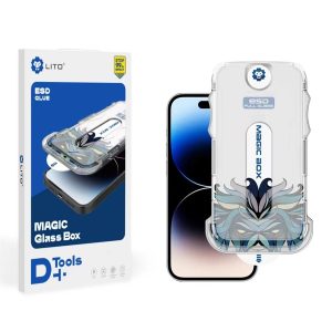 Apple iPhone 11 Pro Lito D+ Tools 2.5D Full Üvegfólia - Fekete