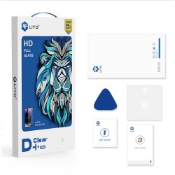   Apple iPhone 15 Pro Max Lito D+ PRO Anti-Static 2.5D Full Üvegfólia - Fekete