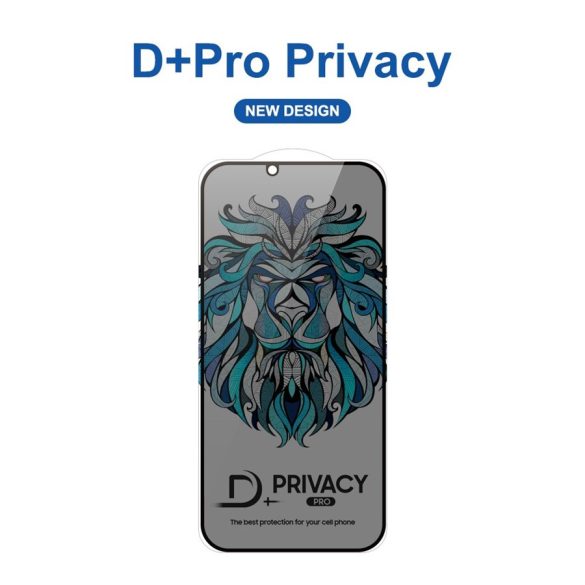 Apple iPhone X/XS/11 Pro Lito D+ Pro 2.5D Full Privacy Üvegfólia - Fekete